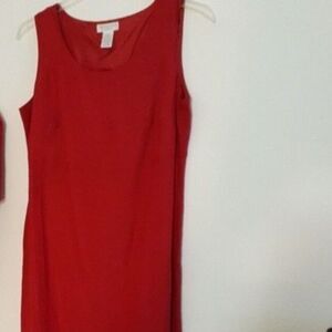 linen blend dress nwot new long midi 14w 14 w L xl vintage cottagecore casual